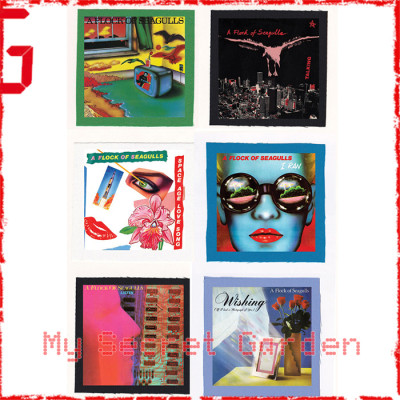 A Flock Of Seagulls - I Ran, Listen Cloth Patch or Magnet Set   A Flock Of Seagulls - I Ran, Listen Cloth Patch or Magnet Set